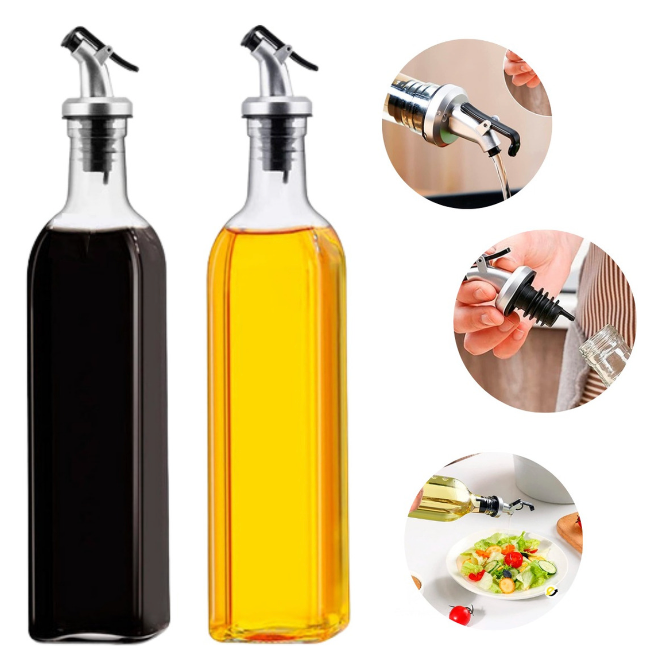 Dispensador Aceite y Vinagre de 500 ml